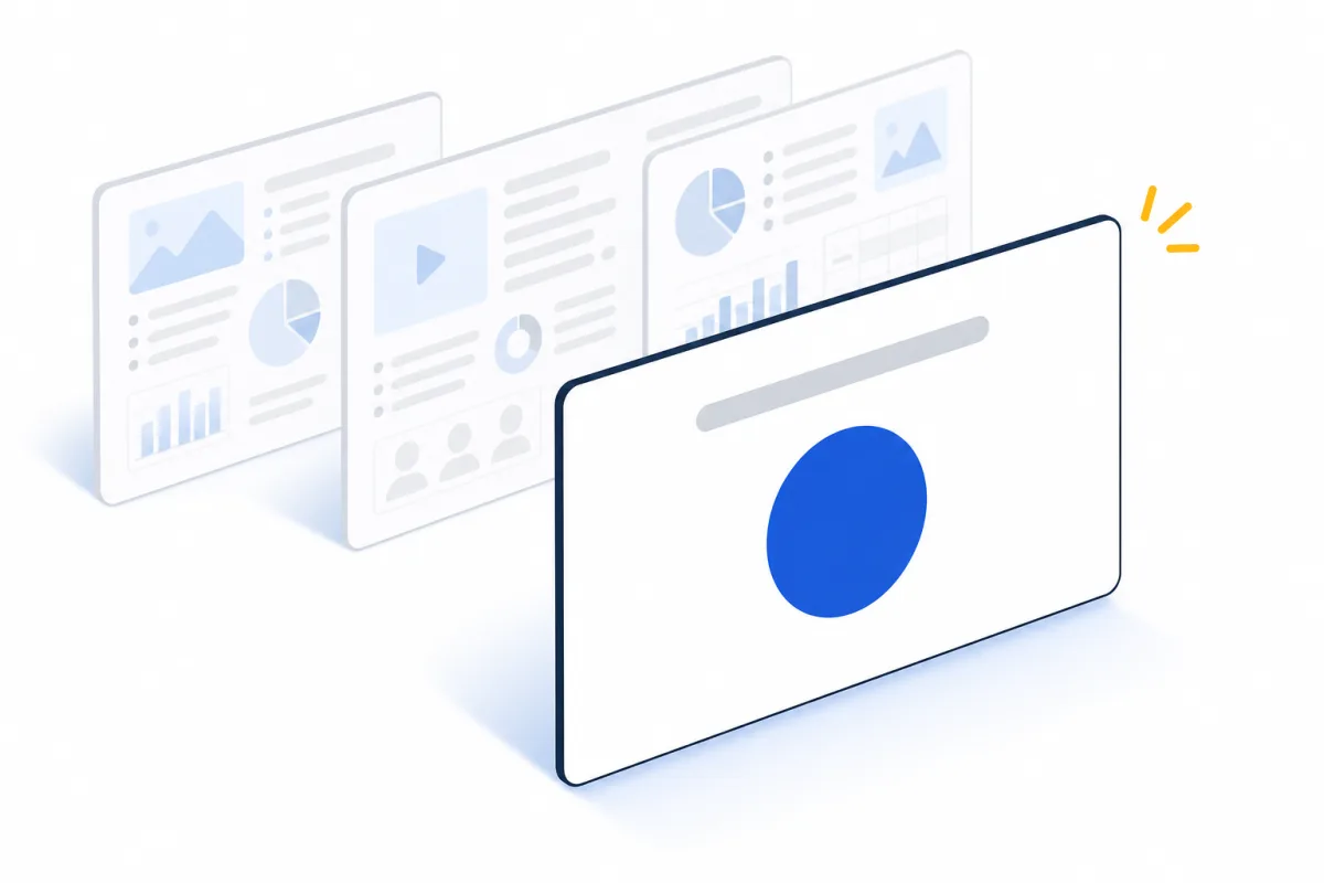 Presentation design, abstract technical illustration